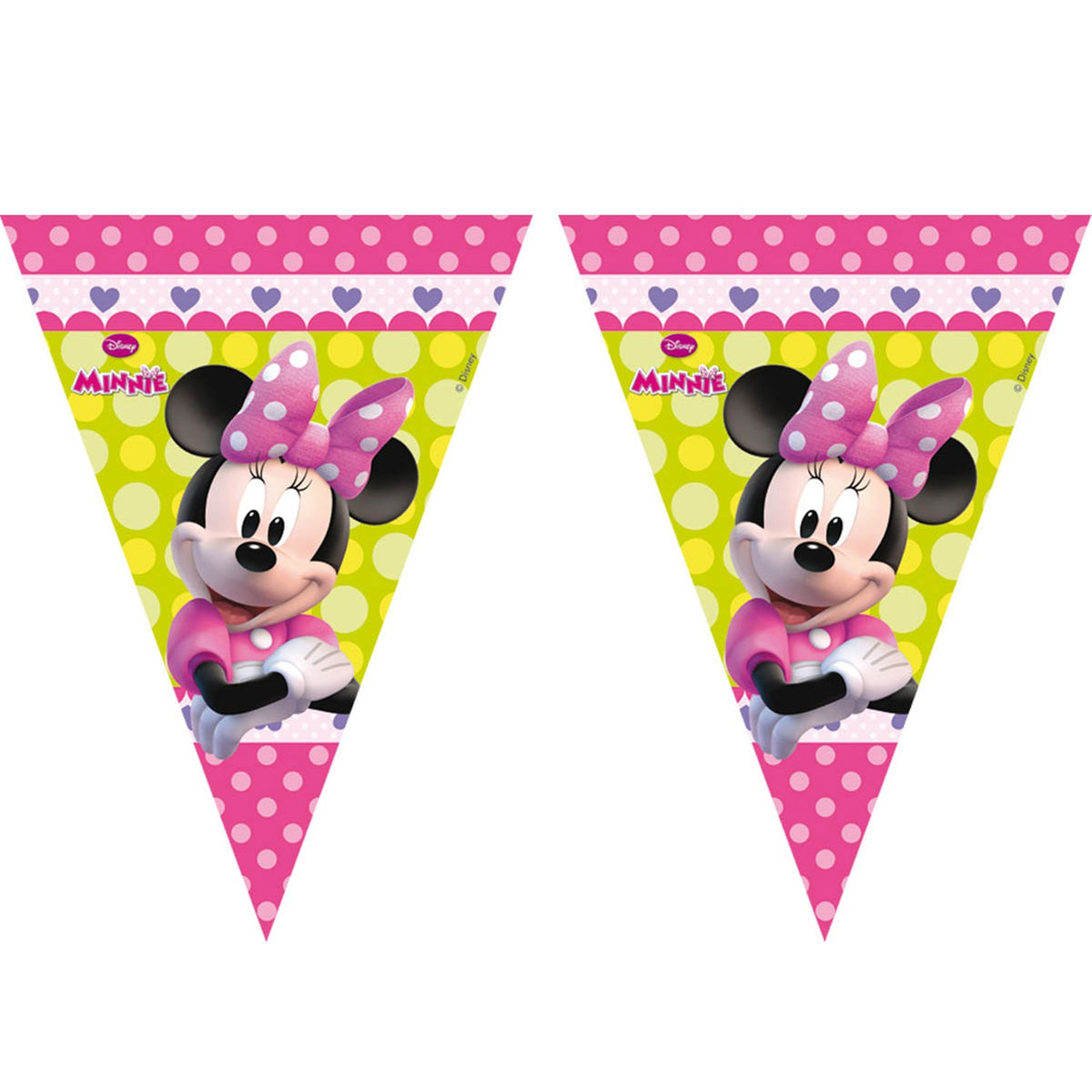 Minnie Mouse Flags 10 pcs
