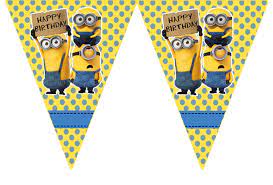 Minions Flags 10 pcs