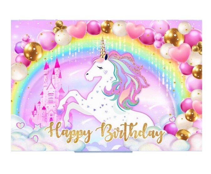 Unicorn Theme Backdrop