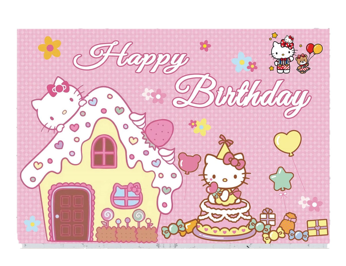 Hello Kitty Theme Backdrop