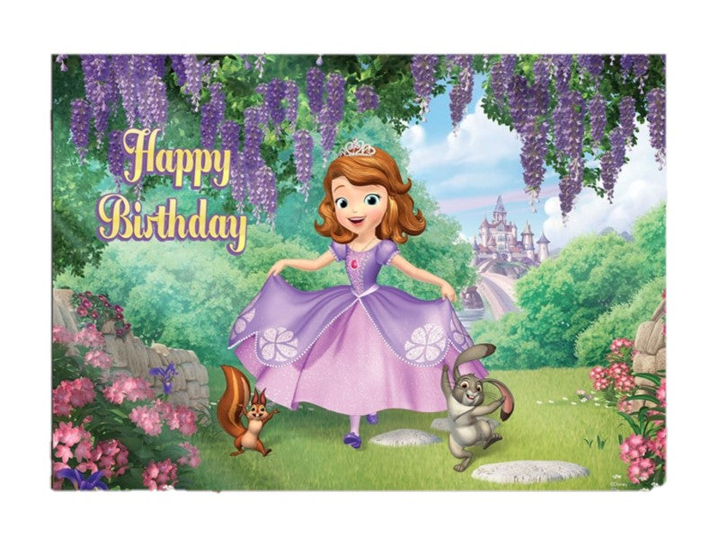 Sofia The First Theme Backdrop