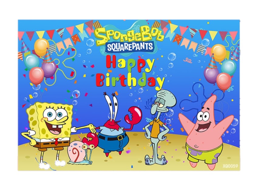 SpongeBob SquarePants Theme Backdrop