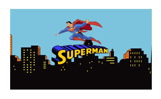 Superman Theme Backdrop