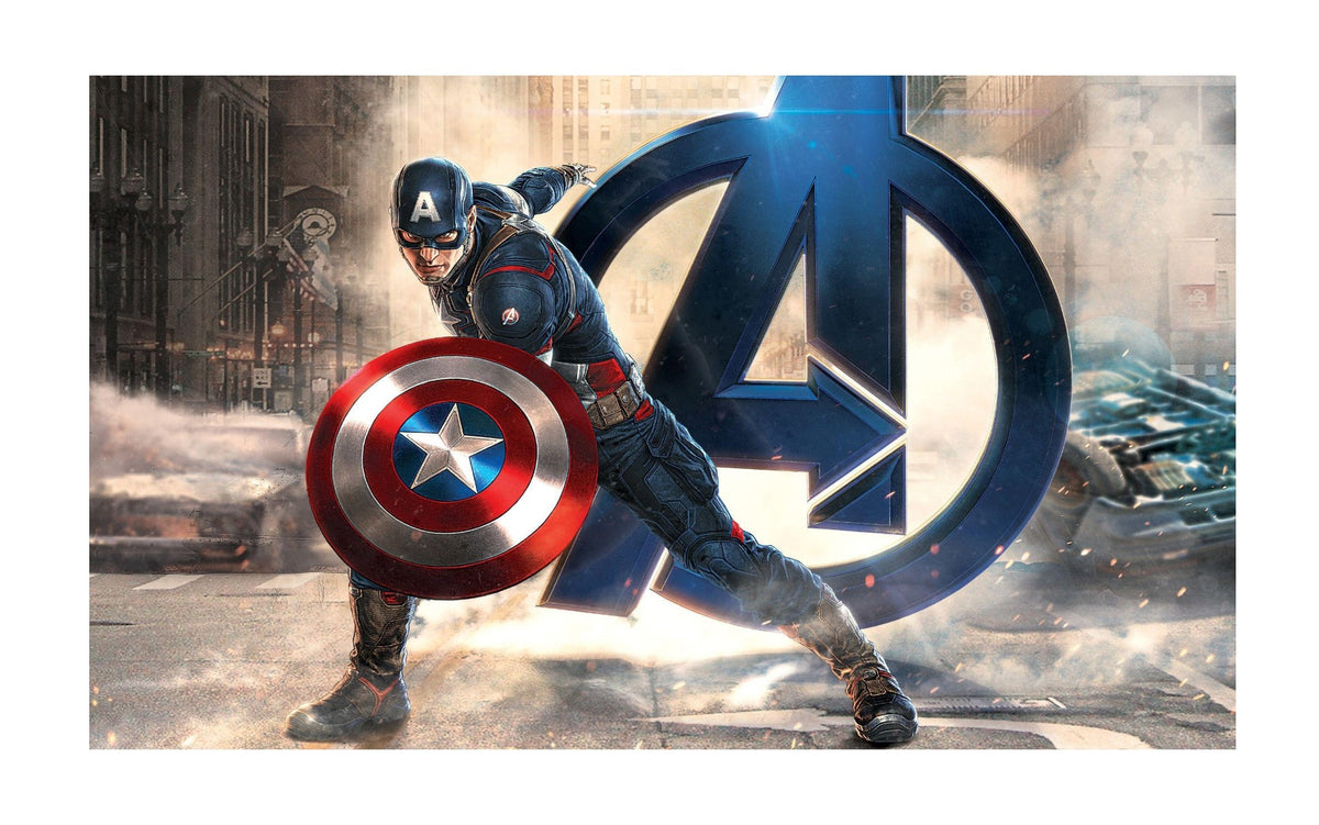Captain America Theme Backdrop