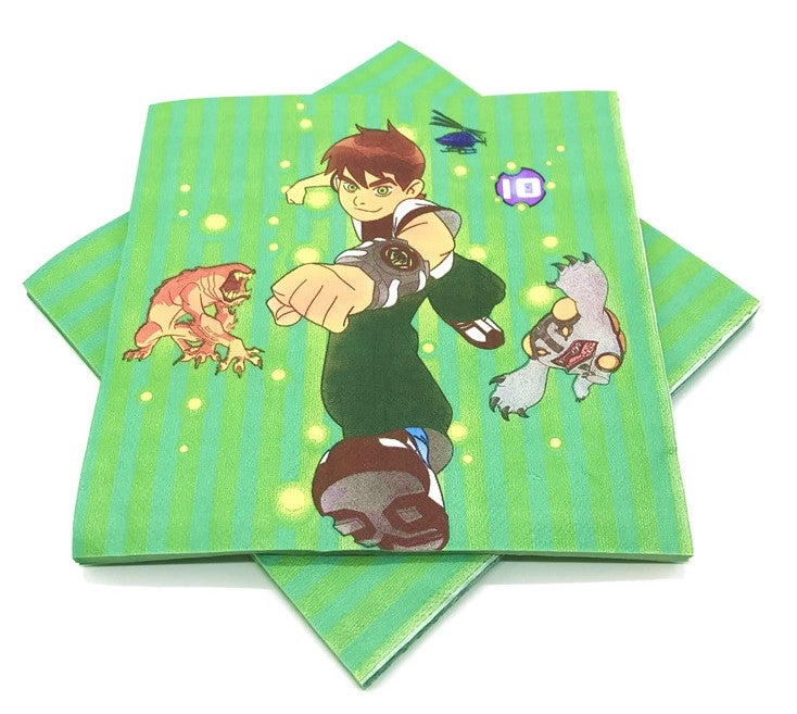 Ben 10 Theme Tissues