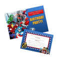 Avengers Invitation Cards