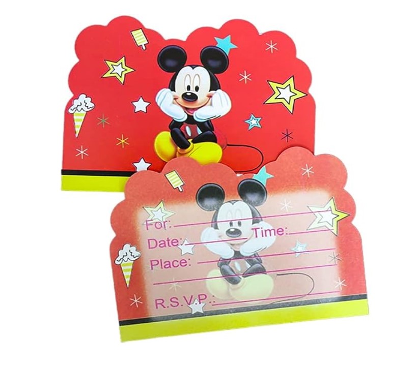 Micky Mouse Invitation Cards