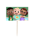 Cocomelon Cupcake Topper