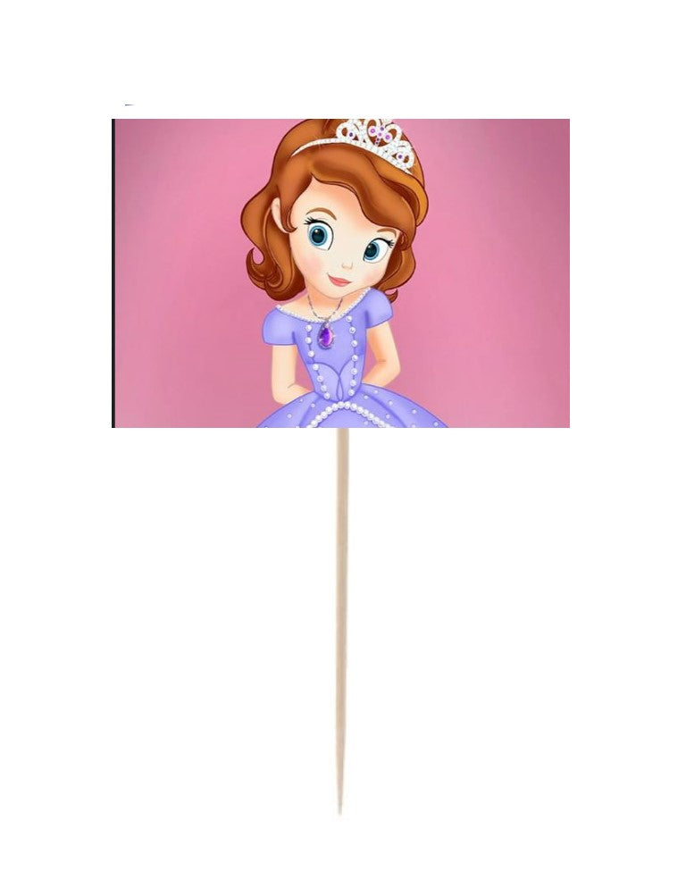 Sofia The First Cupcake Topper