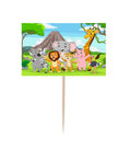 Jungle Animals Cupcake Topper
