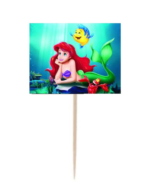 Ariel The Little Mermaid Cupcake Topper