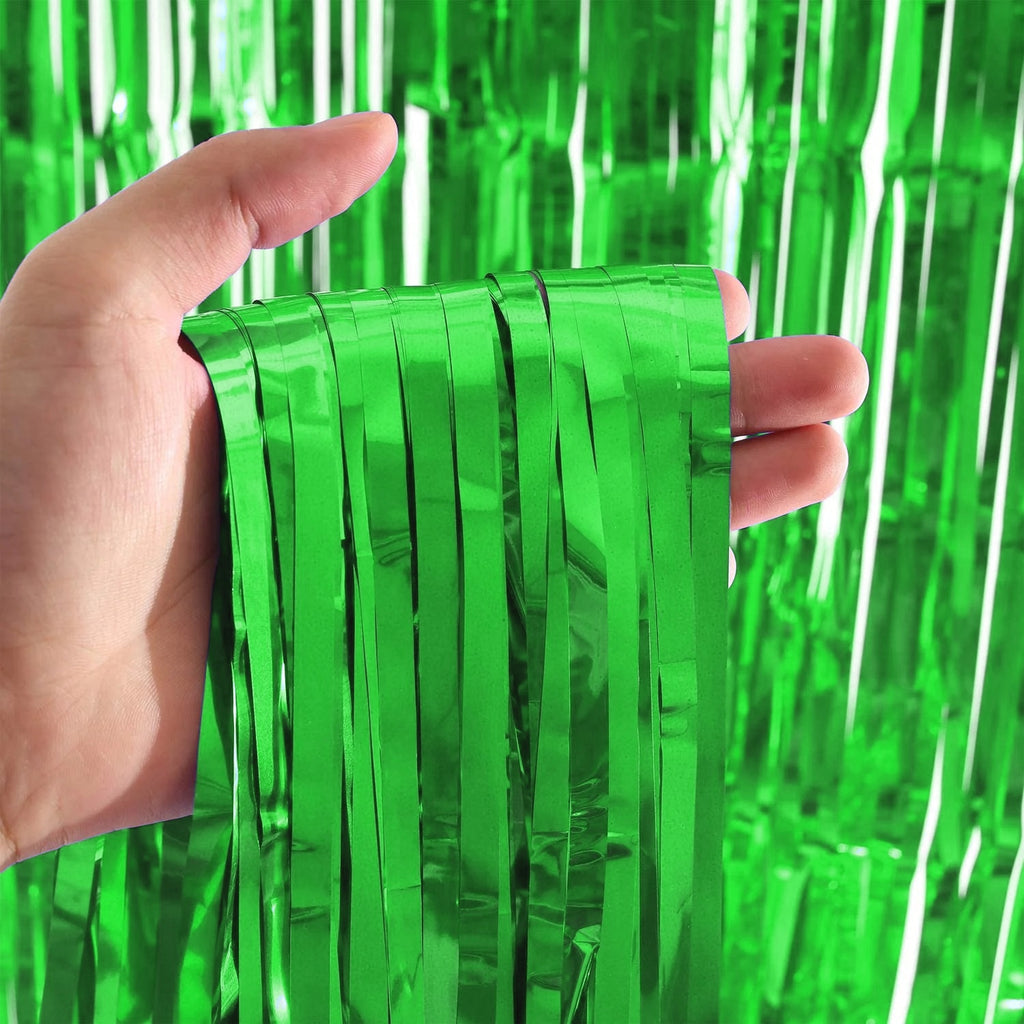 Metallic Fringe Foil Curtain – Party Decoration Backdrop