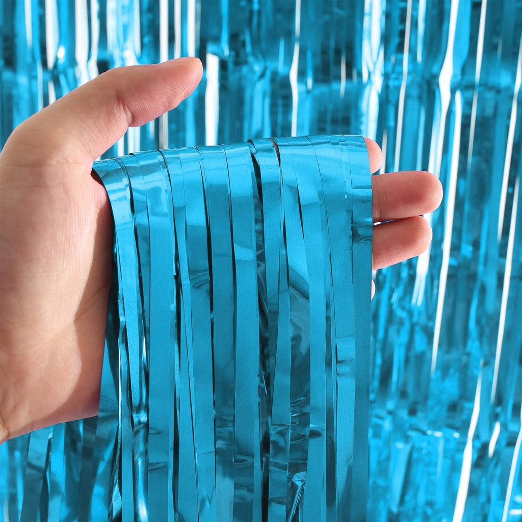 Metallic Fringe Foil Curtain – Party Decoration Backdrop