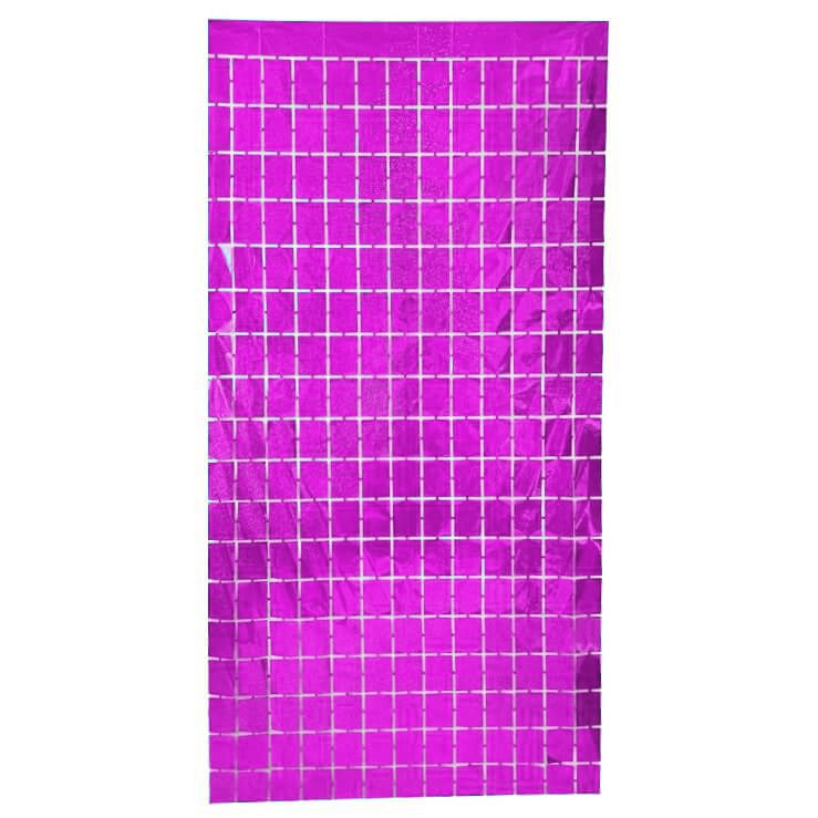 Square Foil Curtains – Glamorous Party Backdrop