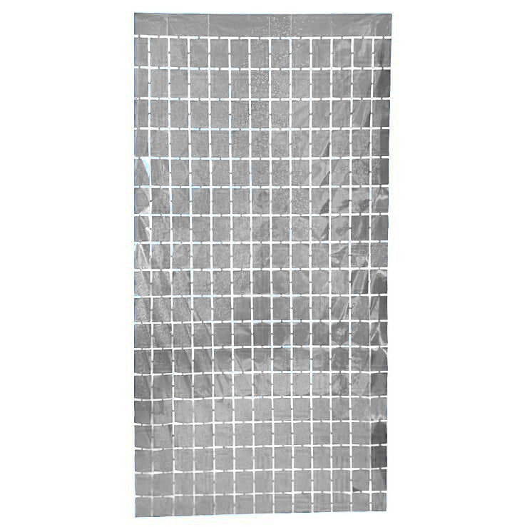 Square Foil Curtains – Glamorous Party Backdrop