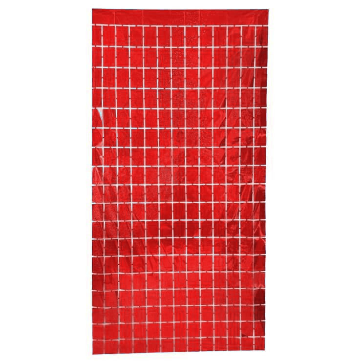 Square Foil Curtains – Glamorous Party Backdrop