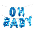 Blue Oh Baby Letter Foil Balloon