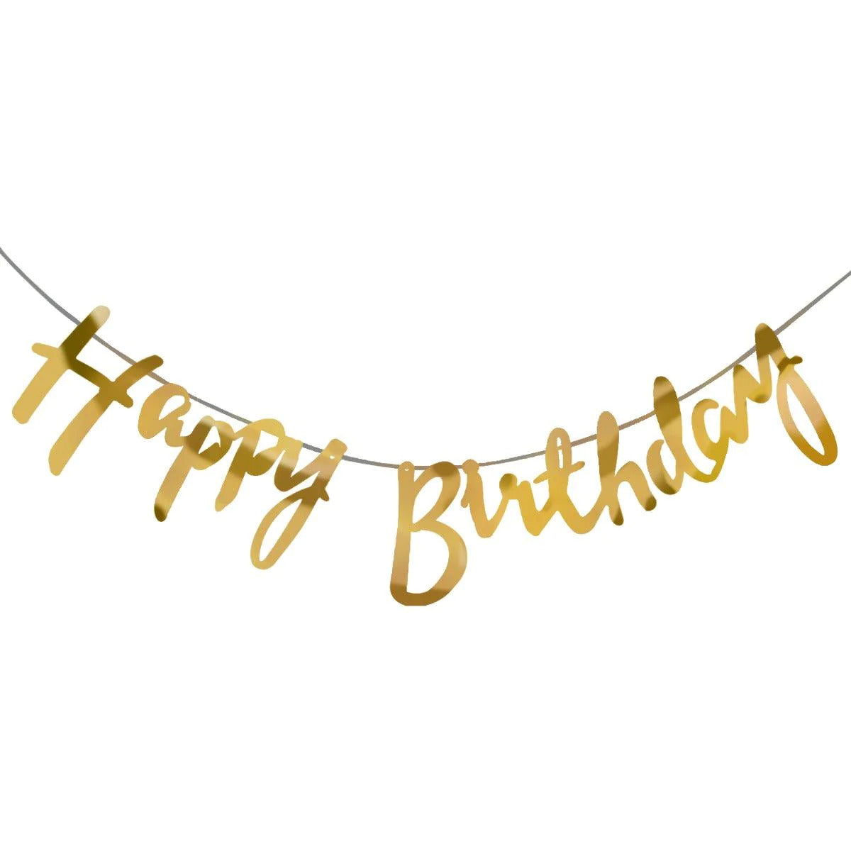 Sleek Happy Birthday Banner