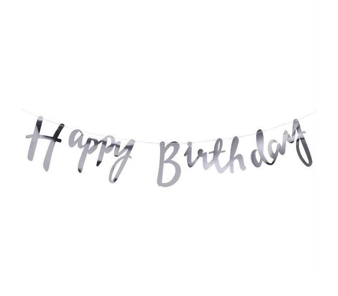 Sleek Happy Birthday Banner