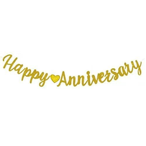 Sleek Happy Anniversary Banner