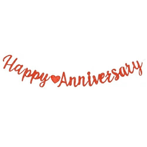 Sleek Happy Anniversary Banner