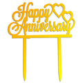 Happy Anniversary Cake Topper
