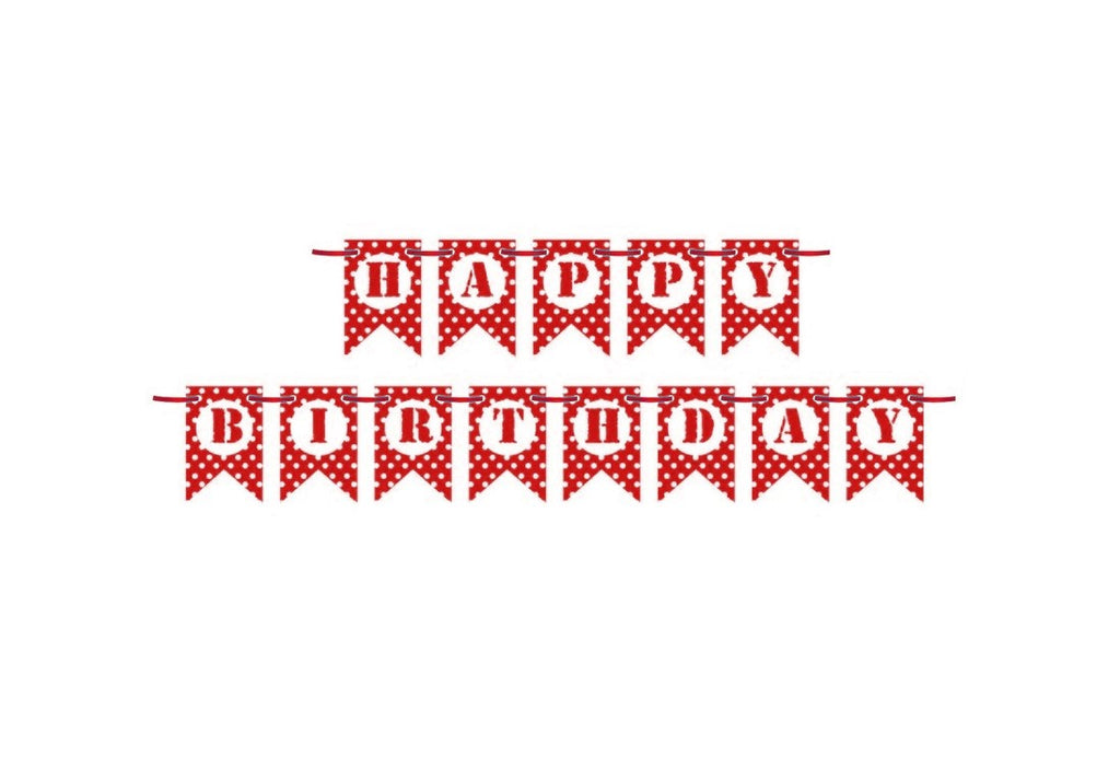 Fancy Happy Birthday Banner