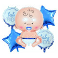 Baby Boy Balloon Bouquet 5pcs