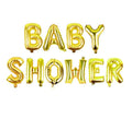 Golden Baby Shower Letters Foil Balloons