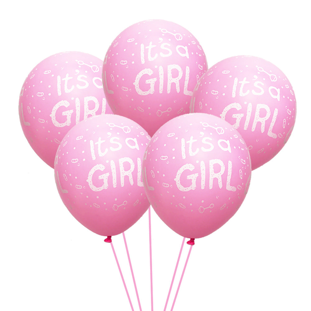 Latex gender reveal balloons
