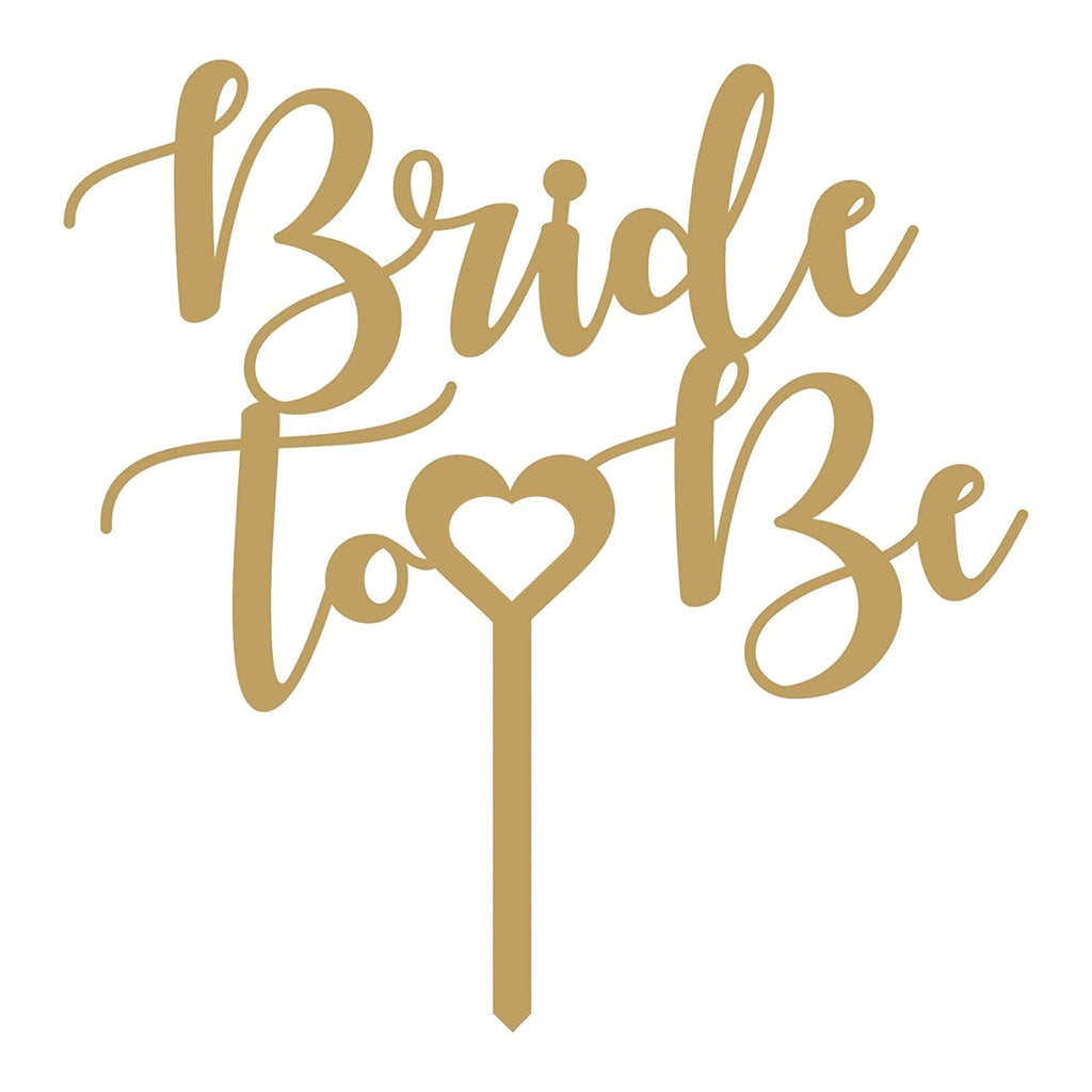 Bride To Be Cake Topper