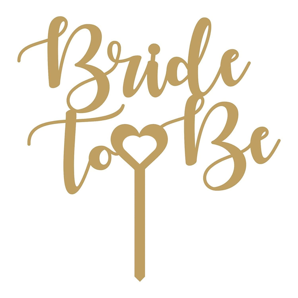 Bride To Be Cake Topper