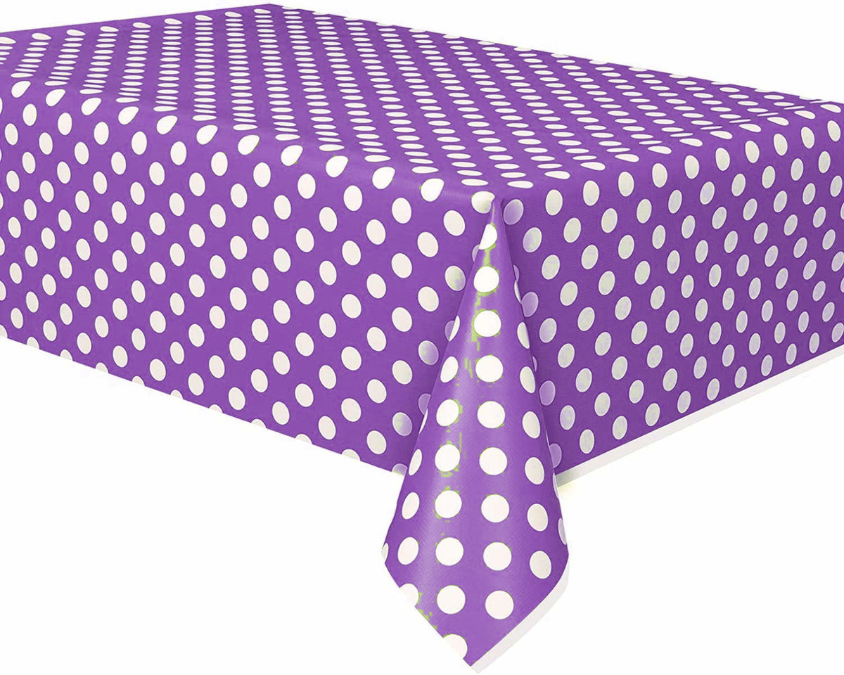 Polka Dots Table Cover 54" x 72"in
