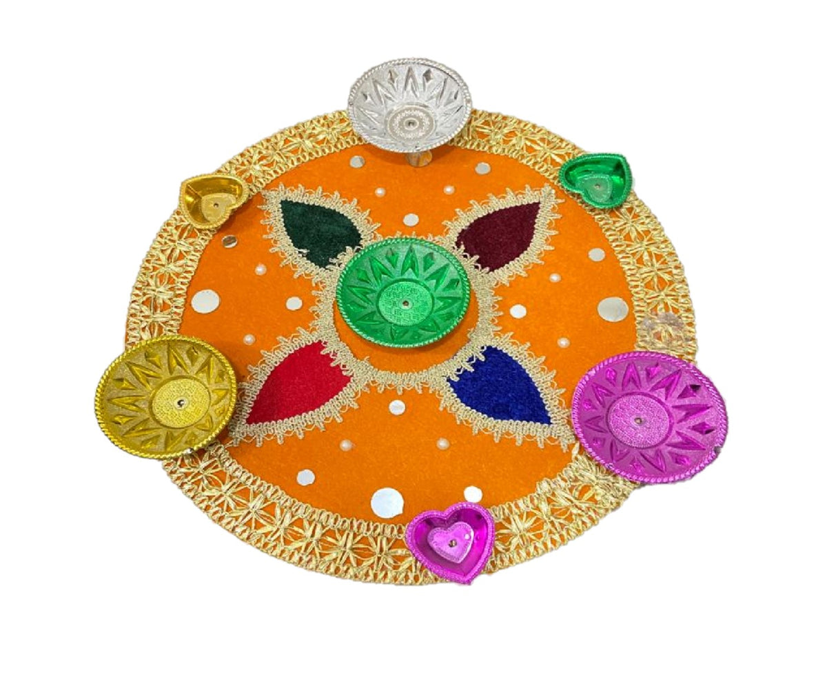 Elegant Mehndi Tray