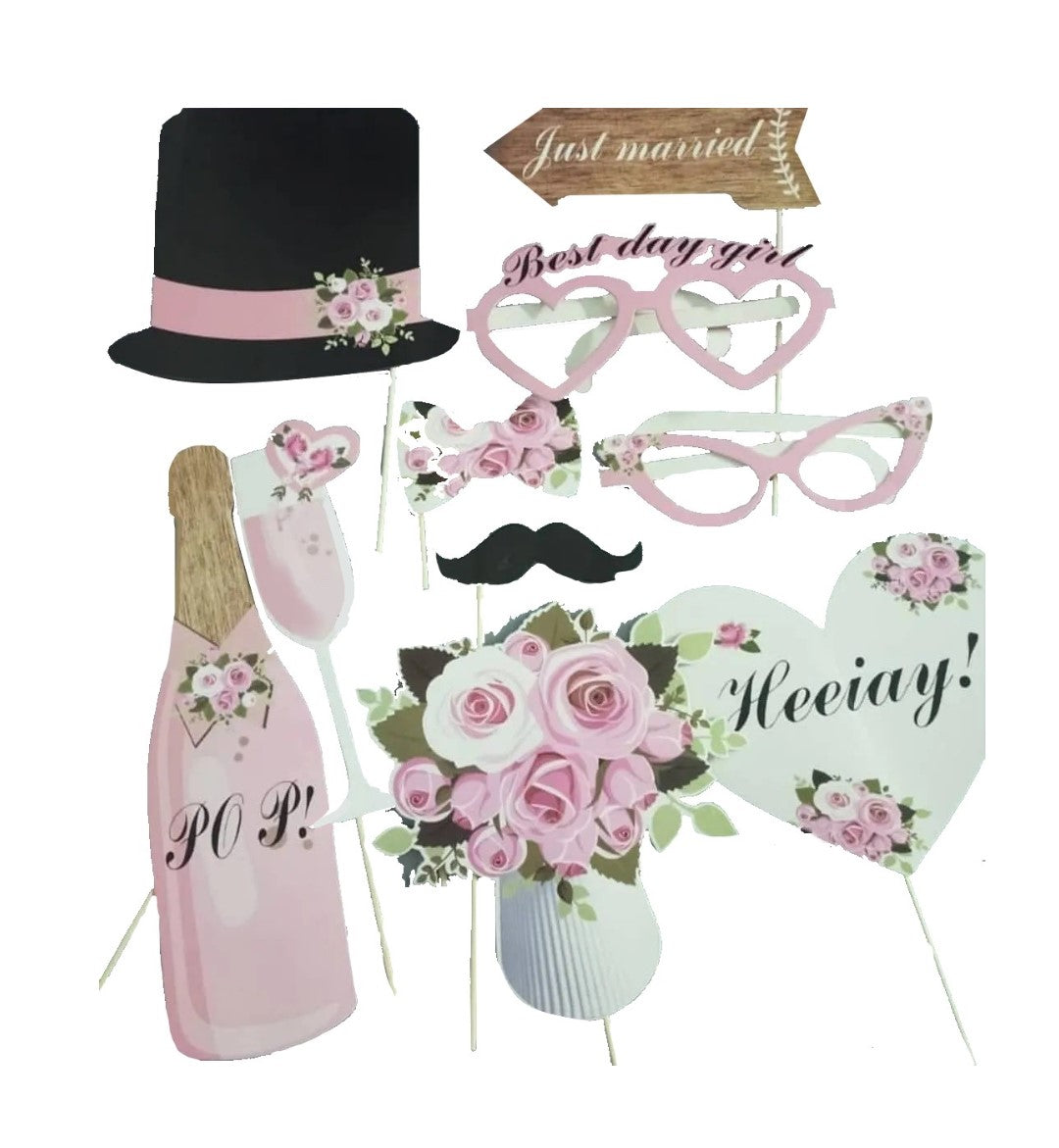 Just Married Props