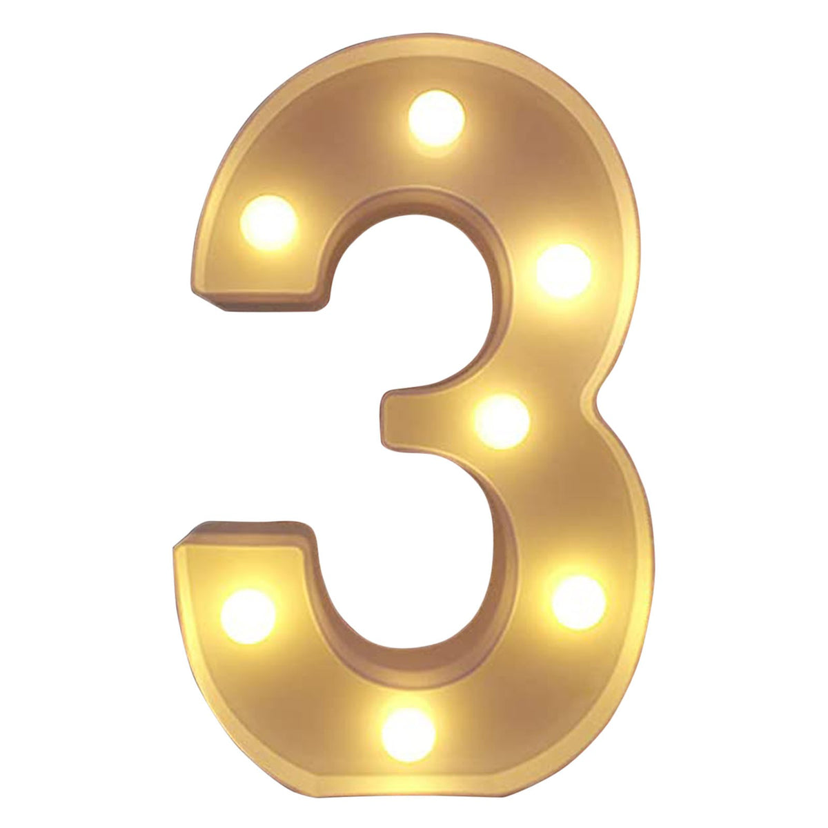 LED Number Lights