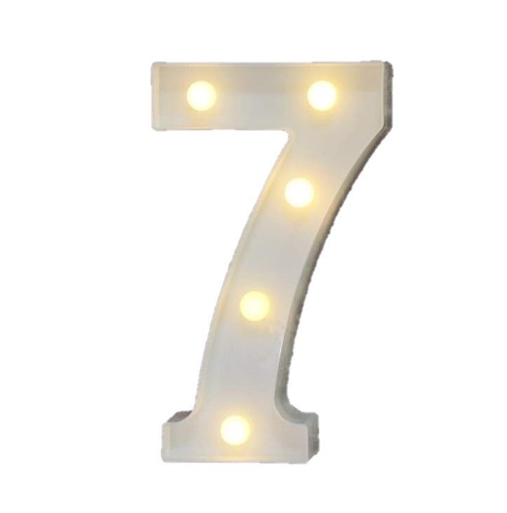 LED Number Lights