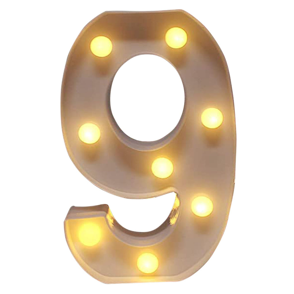LED Number Lights