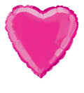 Pink Heart Shape Foil Balloon 18 In.