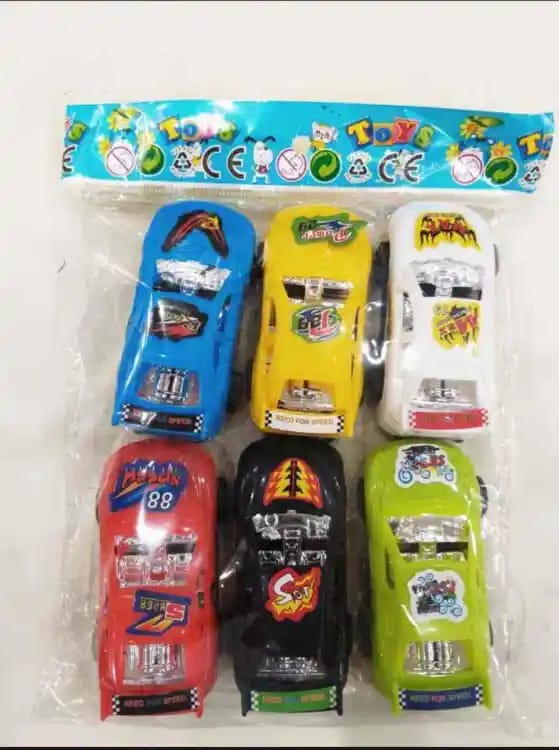 6-Piece Mini Racing Car Toy Set