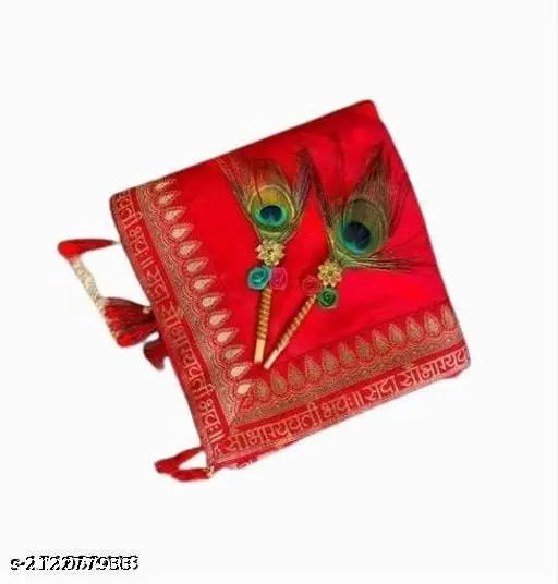 Wedding Chunri with Peacock Pen Sticks