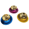 Elegant Aura Diya with Plate