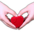 Velvet Heart Ring Box