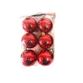 Red Christmas Baubles – Pack of 6