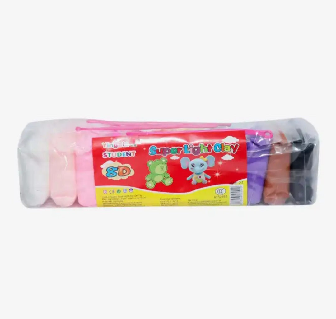 Light Clay Foam Pack of 6 OR 12