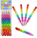 Rainbow Stacking Non-Sharpening Pencil