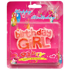 Birthday Girl Alphabet Candles