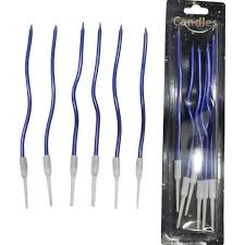 Twisty Spiral Birthday Candles