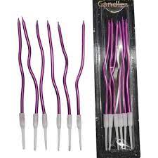Twisty Spiral Birthday Candles