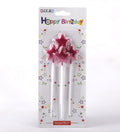 Red Star-Shaped Birthday Candles